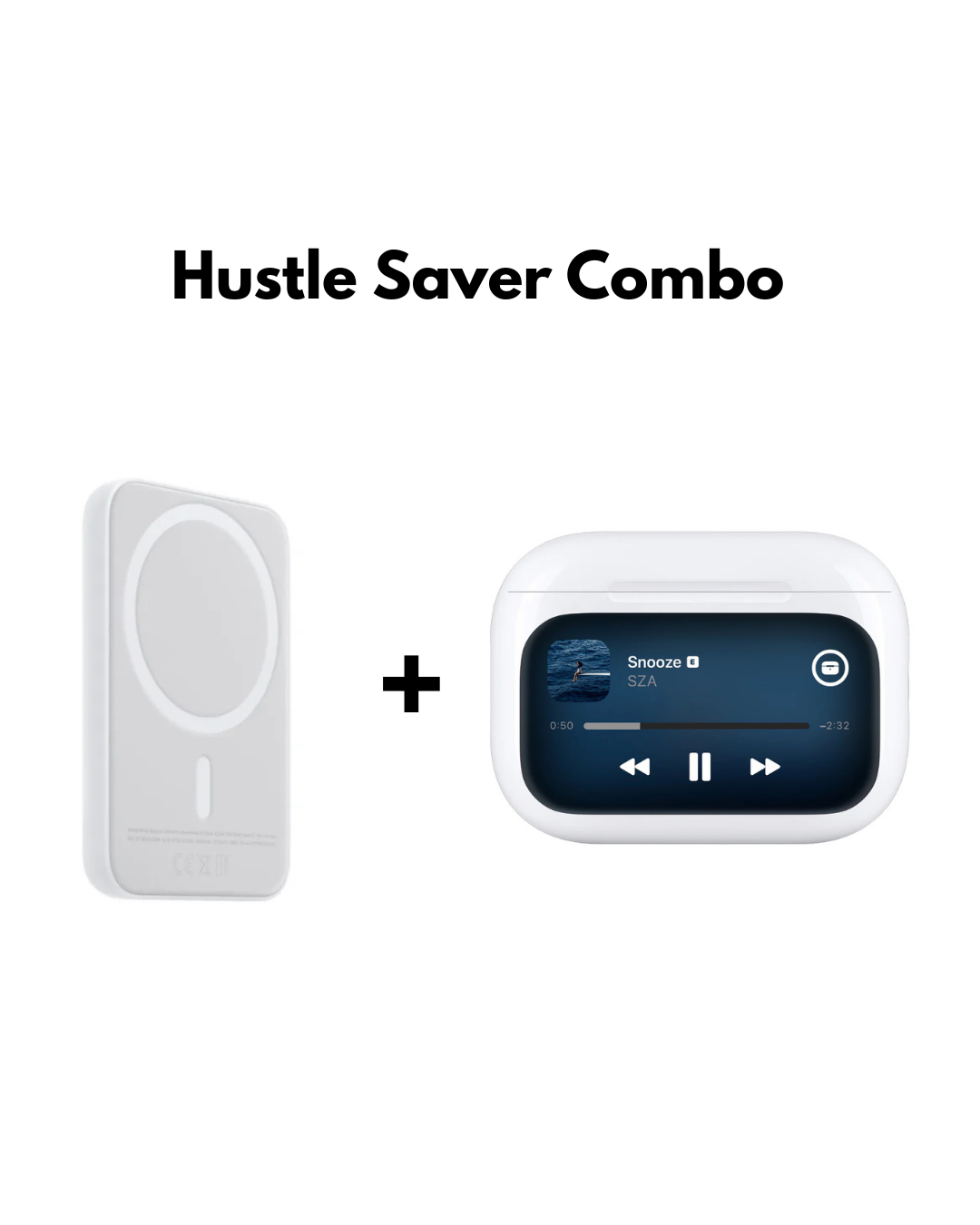 airpods with lcd display + Magsafe 10000 MAH
